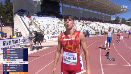 David García Zurita en semifinales del Europeo