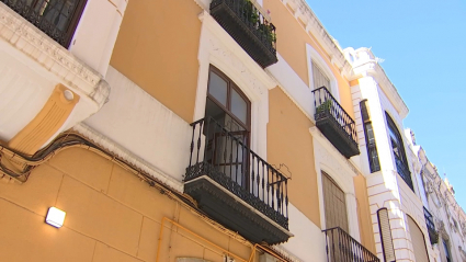 Edificios del casco antiguo de Badajoz