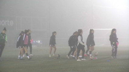 Entrenamiento del Cacereño Femenino