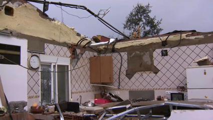 Destrozos causados por la borrasca 'Irene'