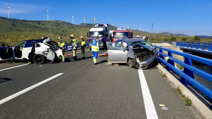 Accidente en la A-66