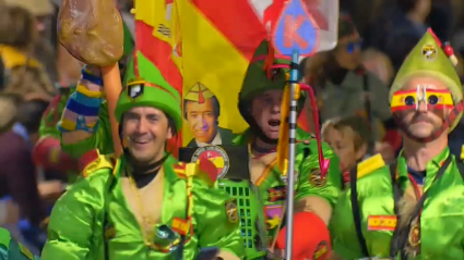 los super KK, desfile de comparsas de Badajoz 2024
