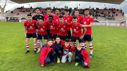 Once inicial del Atlético Pueblonuevo en Villafranca.