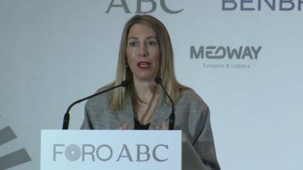 María Guardiola en el Foro ABC