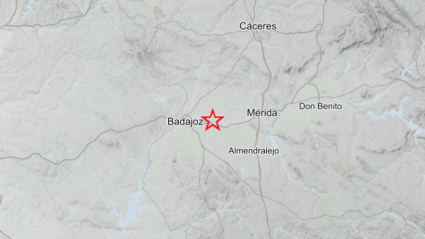 Pequeño temblor en Talavera la Real