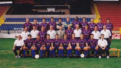 Plantilla del CF Extremadura 98-99