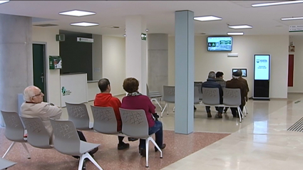 Pacientes en sala de espera