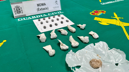 Droga intervenida en Cáceres