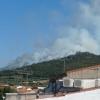 Incendio en Oliva de Mérida