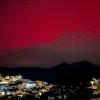 Auroras boreales sobre el cielo de Cañamero