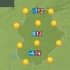 Mapa de previsión del miércoles 15 de enero