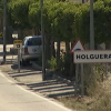 Vía de acceso al municipio de Holguera (Cáceres)