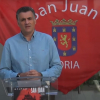 el alcalde de Coria presentando los actos alternativos de San Juan