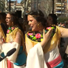Actuación de 'Las Chimixurris" en el Carnaval de Badajoz