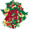 Mapa de los casos diarios de coronavirus municipio a municipio