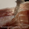 Fragmento del video promocional de la campaña 'El País Más Rico del Mundo' en el que se ve jamón ibérico Dehesa de Extremadura 