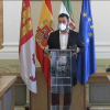 El alcalde de Cáceres Luis Salaya en rueda de prensa
