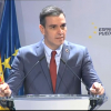 El presidente del Gobierno, Pedro Sánchez, en su intervención en Mérida sobre la gestión de los fondos europeos