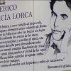 Placa del 'Romancero gitano' de Federico García Lorca en la calle Santa Eulalia
