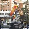 Aspecto de la Plaza Minayo de Badajoz la tarde de Lunes de Carnaval. Calles vacías y silencio en un Lunes de Carnaval atípico en Badajoz.