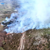 Incendio forestal en Rebollar