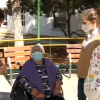 Antonia Flores, última vacuna en las residencias de mayores de Extremadura
