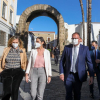La ministra de Industria, Reyes Maroto, en su reciente visita a Mérida