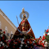 Imagen de la Virgen de la Montaña en procesión