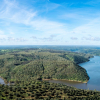 Vista aérea del Parque Nacional de Monfragüe