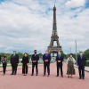 Alcaldes y alcaldesas de las Ciudades Patrimonio en París.