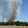 Incendio en la barriada de Las Cuestas de Orinaza.