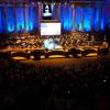 La Orquesta de Extremadura, actuando en el Teatro Romano de Mérida