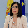 a ministra de Sanidad, Carolina Darias, ofrece una rueda de prensa tras la reunión del Consejo Interterritorial del Sistema Nacional de Salud, este martes en Madrid.