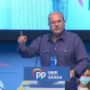 Monago en el congreso del PP de la provincia de Badajoz, donde se ha referido a Plácido Domingo.