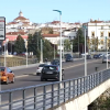 Imagen de coches circulando por el Puente de la Autonomía de Badajoz