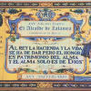 Cartel conmemorativo de la universal obra de Lope de Vega