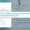 Extracto del bando municipal del ayuntamiento de Alange.