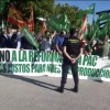 Concentración de APAG-Extremadura-ASAJA contra el ministro de Agricultura