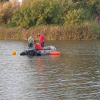 Labores de búsqueda en el río Guadiana