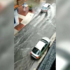 Inundaciones en las calles del centro de Navalmoral de la Mata