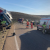 Accidente entre Palomas y Almendralejo