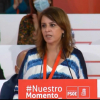 Adriana Lastra en el congreso del PSOE de Extremadura