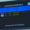 En los paneles del aeropuerto de Badajoz volverá a aparecer Palma de Mallorca estas Navidades.