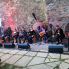 Celia Romero, actuando en la inauguración de la Feria del Toro de Olivenza