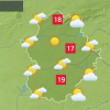 Mapa de tiempo previsto para el miércoles 6 de abril