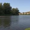 Río Guadiana a su paso por Medellín (Badajoz)