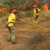 Bomberos en Santa Cruz de Paniagua