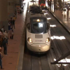 El Alvia extremeño, entrando en la estación de Atocha con 71 minutos de retraso.