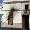 Vivienda incendiada en Villanueva de la Serena