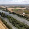 Vista aérea del Guadiana a su paso por Villagonzalo